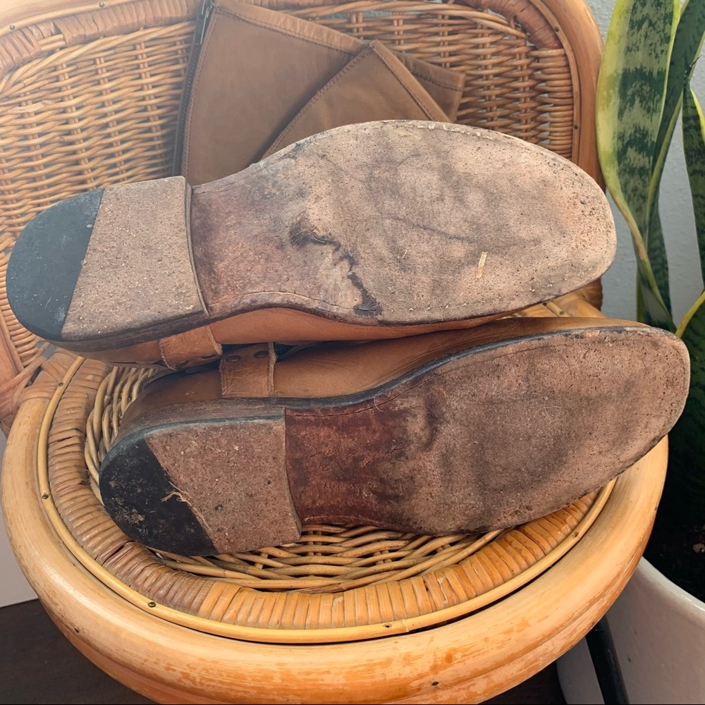 Tan Frye Riding Boots - Picture 9 of 11